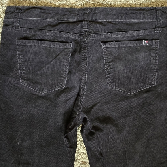 Tommy Hilfiger Womens Black Corduroy Skinny Pants Size 10 - Picture 4 of 6